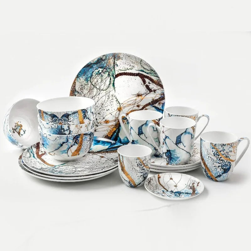 16 Pc Bone China Dinnerware Sets