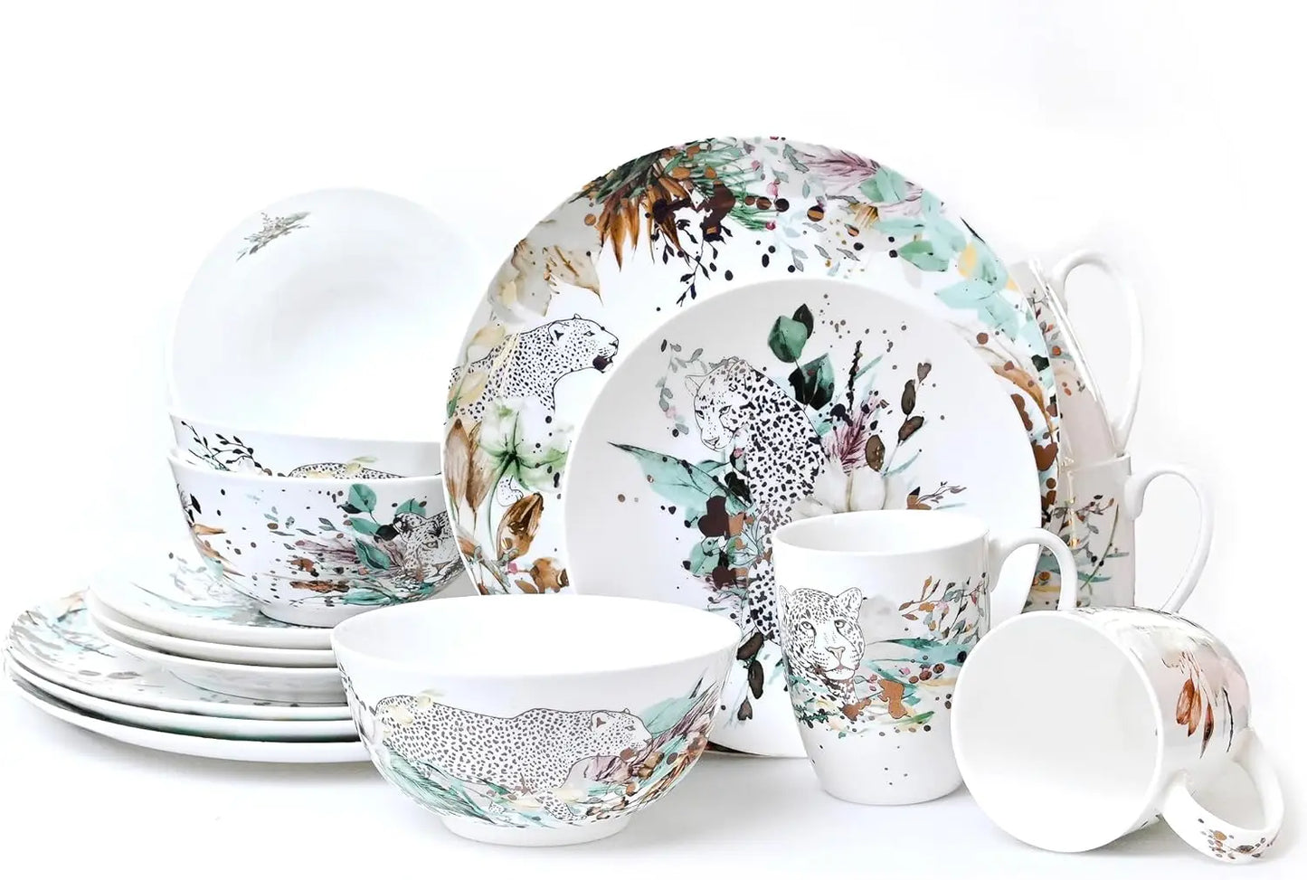 16 Pc Bone China Dinnerware Sets