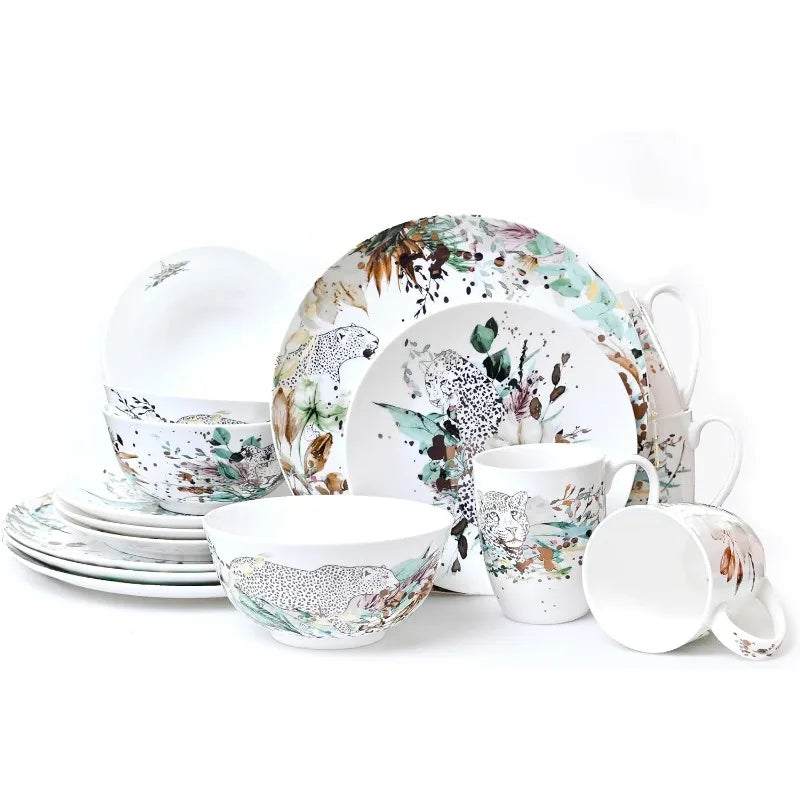 16 Pc Bone China Dinnerware Sets