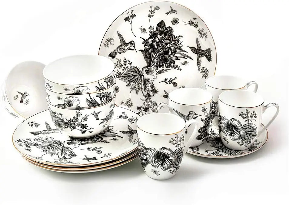 16 Pc Bone China Dinnerware Sets