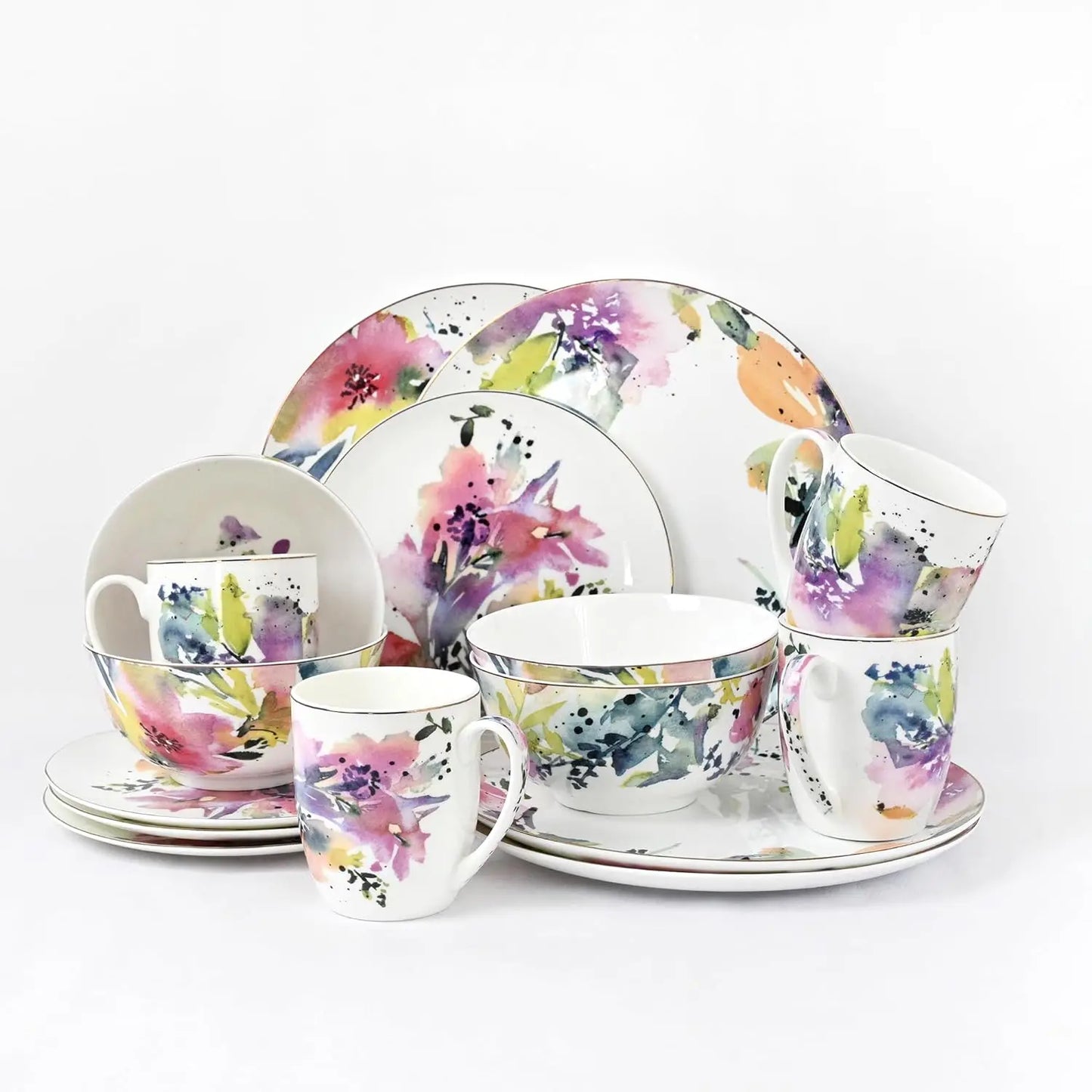 16 Pc Bone China Dinnerware Sets